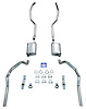 23027 1967-1969 Camaro 2-1/2 in. Exhaust System w/ Big Block w/ Cast Iron Manifolds - image 1