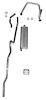 63012S-M 1956 Chevrolet Full-Size Hardtop 8-cyl Single Exhaust System, 304 Stainless Steel, Modified - image 1