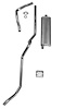 63020 1957 Chevrolet Full-Size Exhaust System - image 1