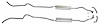 63024-M All Dual Exhaust System, 1957 Chevrolet Full-Size 8-cyl - image 1