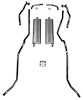 63026S 1957 Chevrolet Full-Size Exhaust System, 304 Stainless Steel - image 1