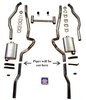 63031 1955-1957 Chevrolet Full-Size 2-1/2 in. Dual Turbo Exhaust System - image 2