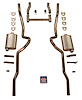 63038-P Dual Turbo Exhaust System, 1955-1957 Chevrolet Full-Size, 2-1/2 in. - image 1