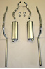 63047S-M 1955 Chevrolet Full-Size 8-cyl Dual Exhaust System, 304 Stainless Steel, Modified - image 1