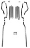 63048S 1955 Chevrolet Full-Size 8-cyl w/ Dual Exhaust System, 304 Stainless Steel - image 1