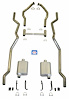 63079S 1955-1957 Chevrolet Full-Size Exhaust System, 304 Stainless Steel - image 1