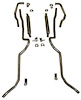 63081 1955-1957 Chevrolet Full-Size 2 in. Dual Glass pack Exhaust System - image 1