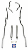 63082S 1955-56 Chevrolet Full-Size Exhaust System, 304 Stainless Steel - image 1