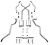63083S-P 1955-1957 Chevrolet Full-Size Exhaust System, Stainless Steel - image 1
