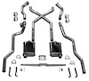 63097-R LS-Series X Turbo Exhaust System, 1955-1957 Chevrolet Full-Size, 2-1/2 in. - image 1