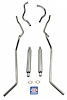 63099 1955 Chevrolet Full-Size 2 in. Dual 8-cyl SW Exhaust System - image 1