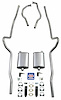 63115 1955-1956 Chevrolet Full-Size 2 in. Dual Turbo Exhaust System - image 1