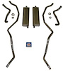 73005S 1960-1961 Chevrolet Full-Size 8-cyl 348 Dual Exhaust System, 304 Stainless Steel - image 1