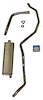 73008 1960-1962 Chevrolet Full-Size 6-cyl Single Exhaust System - image 1