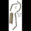 73008 1960-1962 Chevrolet Full-Size 6-cyl Single Exhaust System - image 2