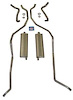 73011 1959 Chevrolet Full-Size Exhaust System 8-cyl 348 Dual - image 1