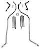73013 1959 Chevrolet Full-Size Exhaust System 348 Hi-Performance w/ 2-1/2 in. Dual Exhaust - image 1