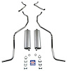 73033 1960-1964 Chevrolet 8-cyl 283 & 327 Dual Exhaust & ONLY 1960 El Camino Exhaust System - image 1
