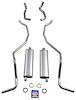 73037S 1962-1964 Chevrolet SW Exhaust System, 304 Stainless Steel - image 1