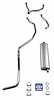 73039 1960-1964 Chevrolet SW 8-cyl 283 Single Exhaust & ONLY 1960 El Camino Exhaust System - image 1