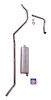 73041S 1958 Chevrolet Full-Size Exhaust System 6-cyl Single Exhaust, 304 Stainless Steel - image 1