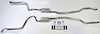 73086 1965-1966 Full-Size Chevrolet Exhaust System 2-1/2 in. Dual Turbo - image 1