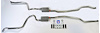 73087 1965-1966 Full-Size Chevrolet Exhaust System 2-1/2 in. Dual Turbo - image 1