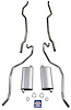 73088S 1965-1966 Full-Size Chevrolet Convertible Exhaust System, 304 Stainless Steel - image 1