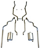 83001 1963-64 Full-Size Ford 352 & 390 CID Dual Turbo Exhaust System - image 1