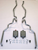 83008 1963-64 Full-Size Ford 2-1/2 in. Turbo Exhaust System exc. Convertible & Station Wagon - image 1
