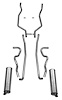 83010 1961-62 Full-Size Ford Exhaust System 352 & 390 CID Dual Exhaust - image 1