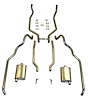 83015 1961-62 Full-Size Ford 2 in. Exhaust System 352 & 390 CID Dual Turbo - image 1