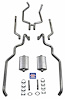 83016 1963-64 Full-Size Ford 2-1/2 in. Turbo Exhaust System exc. Convertible & Station Wagon - image 1