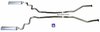 83018 1963-64 Full-Size Ford 2-1/2 in. Turbo Exhaust System exc. Convertible & station wagon - image 2