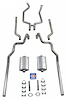 83024 1963-64 Full-Size Ford 2-1/2 in. Turbo Exhaust System exc. Convertible & Station Wagon - image 1