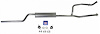 84000 1966-1974 Bronco V8 302 Single Exhaust System - image 1