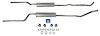 84009 1966-1974 Bronco V8 302 Dual Exhaust System - image 1