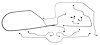 CBL910 1968 Chevrolet Corvette Full Brake Line Set - image 1