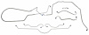 CBL913S 1970-1973 Chevrolet Corvette Full Brake Line Set [Stainless Steel] - image 1