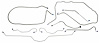 CBL917S 1975 Chevrolet Corvette Full Brake Line Set [Stainless Steel] - image 1
