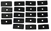 CRP001 1955-1957 Chevrolet Full-Size Pinch-Rail Pads - image 1