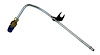 DVT400S 1959-1964 Chevrolet Full-Size Distributor Vacuum Line, Stainless Steel - image 1