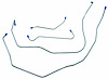 FBL005S 1955 Chevrolet Full-Size Front Brake Line Set [Stainless Steel] - image 1