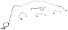 FBL202 1969 Chevrolet Camaro Front Brake Line Set - image 1