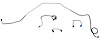 FBL206 1969 Chevrolet Camaro Front Brake Line Set - image 1