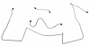 FBL301S 1965 Pontiac Front Brake Line [Stainless Steel] - image 1