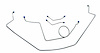 FBL403S 1959-1961 Chevrolet Full-Size Front Brake Line Set [Stainless Steel] - image 1