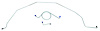 FBL405 1965-1966 Chevrolet Full-Size Front Brake Line Set - image 1
