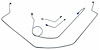 FBL407S 1958 Chevrolet Full-Size Front Brake Line Set [Stainless Steel] - image 1