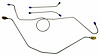 FBL423 1964-66 Chevrolet Truck Front Brake Line Set - image 1